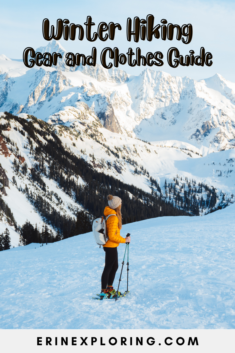 Winter Hiking Gear and Clothes Guide Erin Exploring